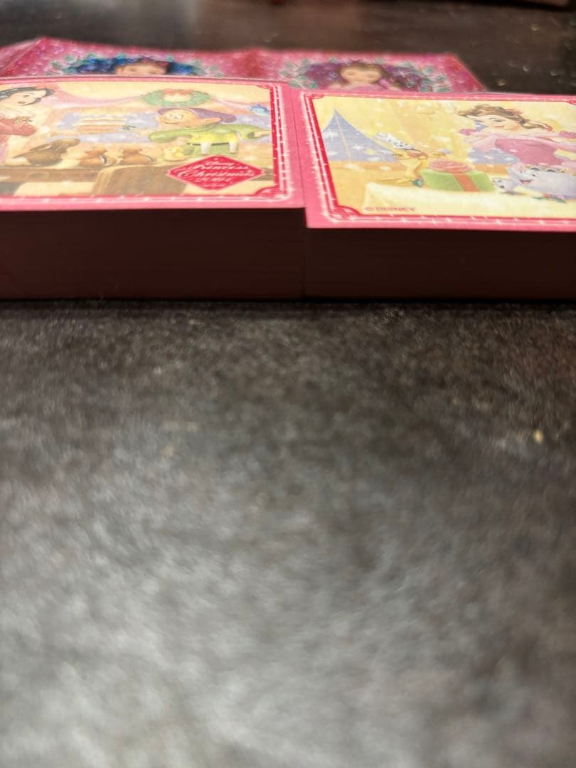 ディズニープリンセス クリスマス2004 メモパッド　4冊セット　レア