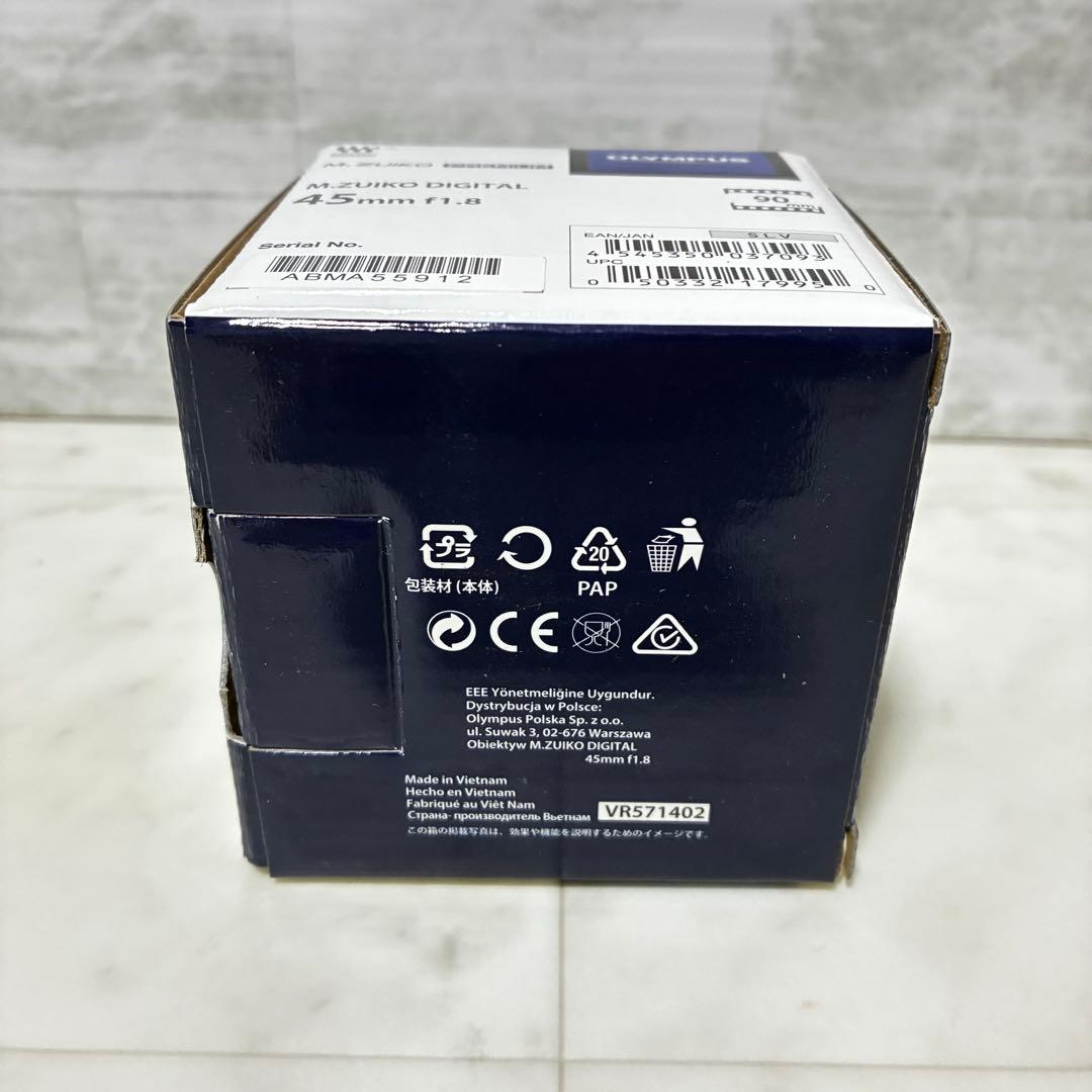 オリンパス M ZUIKO premium 45mm f1.8 新品未開封