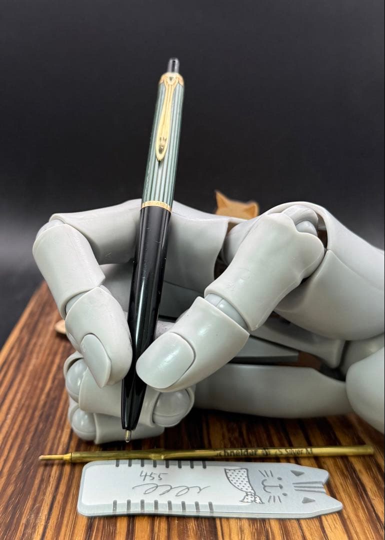 レア PELIKAN ボールペン 455 緑縞 ビンテージ