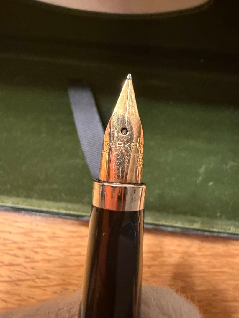 Parker 75 Ciselé 万年筆 XF ＋ Parkerボールペン