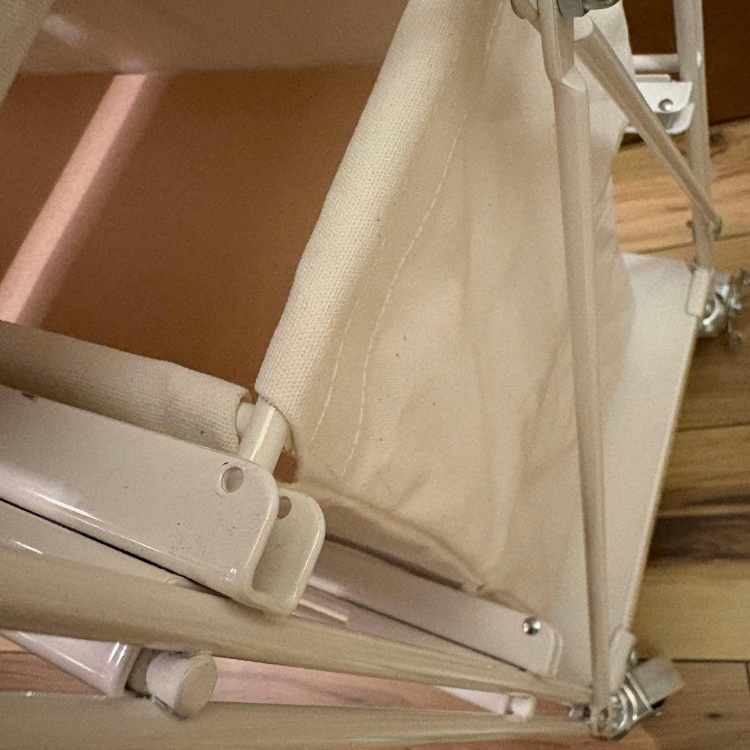 無印良品 スチールユニットシェルフ帆布バスケット3台セット・幅２８ｃｍ