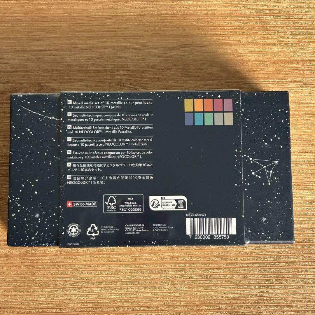 CARAN D'ACHE COSMIC BLUE ミスクドメディアセット