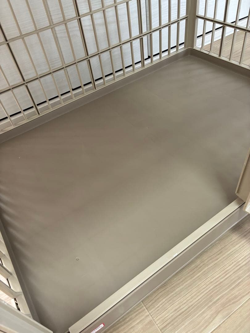 未使用　アイリスオーヤマ　猫 ケージ 2段 キャスター付き ゲージ　マット付き