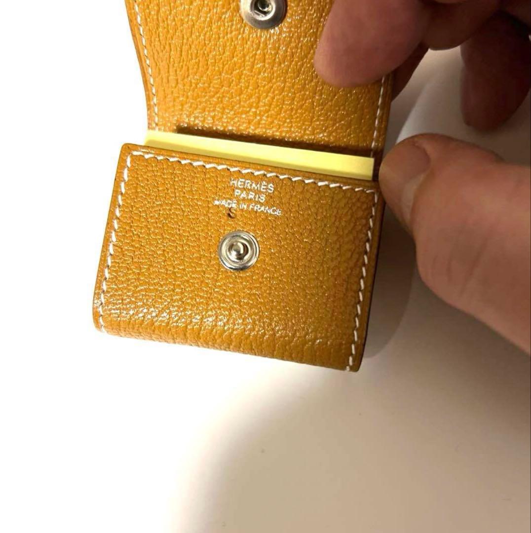 エルメス 未使用ポストイット付箋メモ帳 SV金具