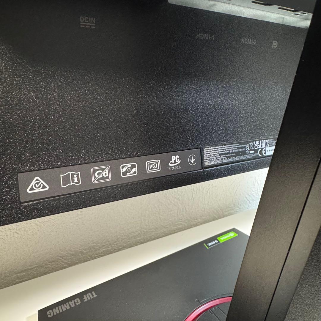 ASUS TUF Gaming VG279QM 27インチモニター 動作確認済み