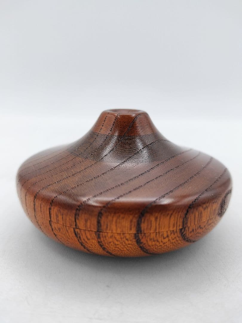 d056【未使用品】香合 﨔富士型 平田秋平 木箱 茶道具