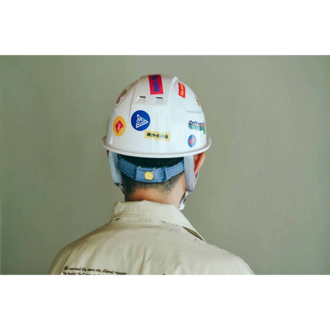 MIN-NANO KAGA HELMET ミンナノ 防災ヘルメット LOGO