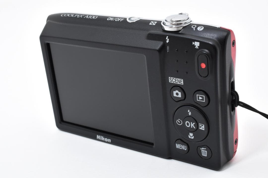 【美品】Nikon COOLPIX A100 レッド スマホ転送OK 835
