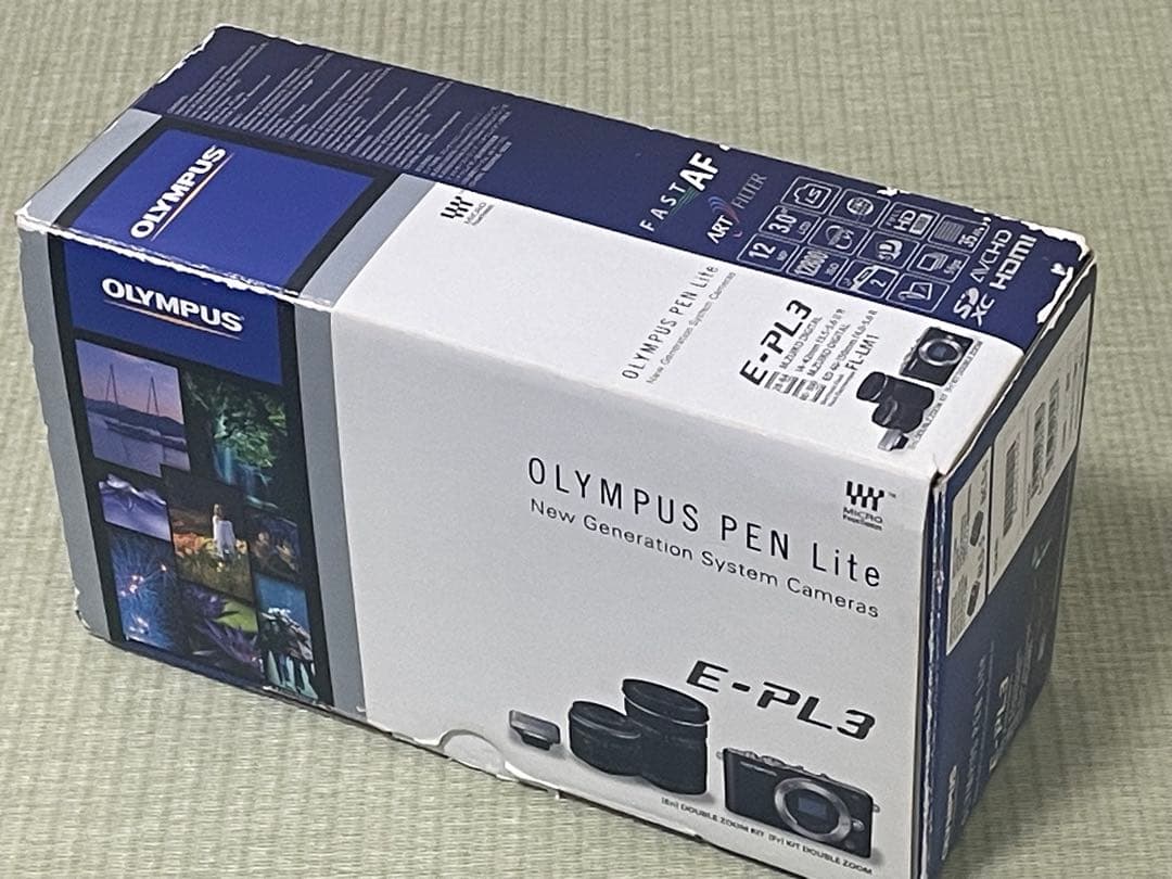 【美品】OLYMPUS E-PL3 ホワイト 本体　即日発送！