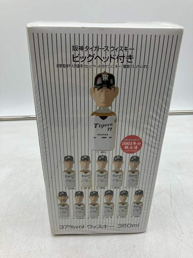 未開封　阪神タイガース ウイスキー 希少　2003年 ビッグヘッド付 360ml