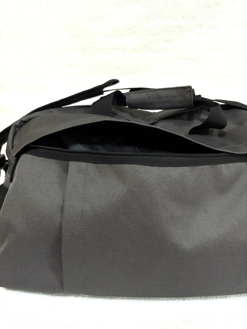 MUJI無印良品　ボストンバッグ　ダークグレー　 美品　大容量　軽い