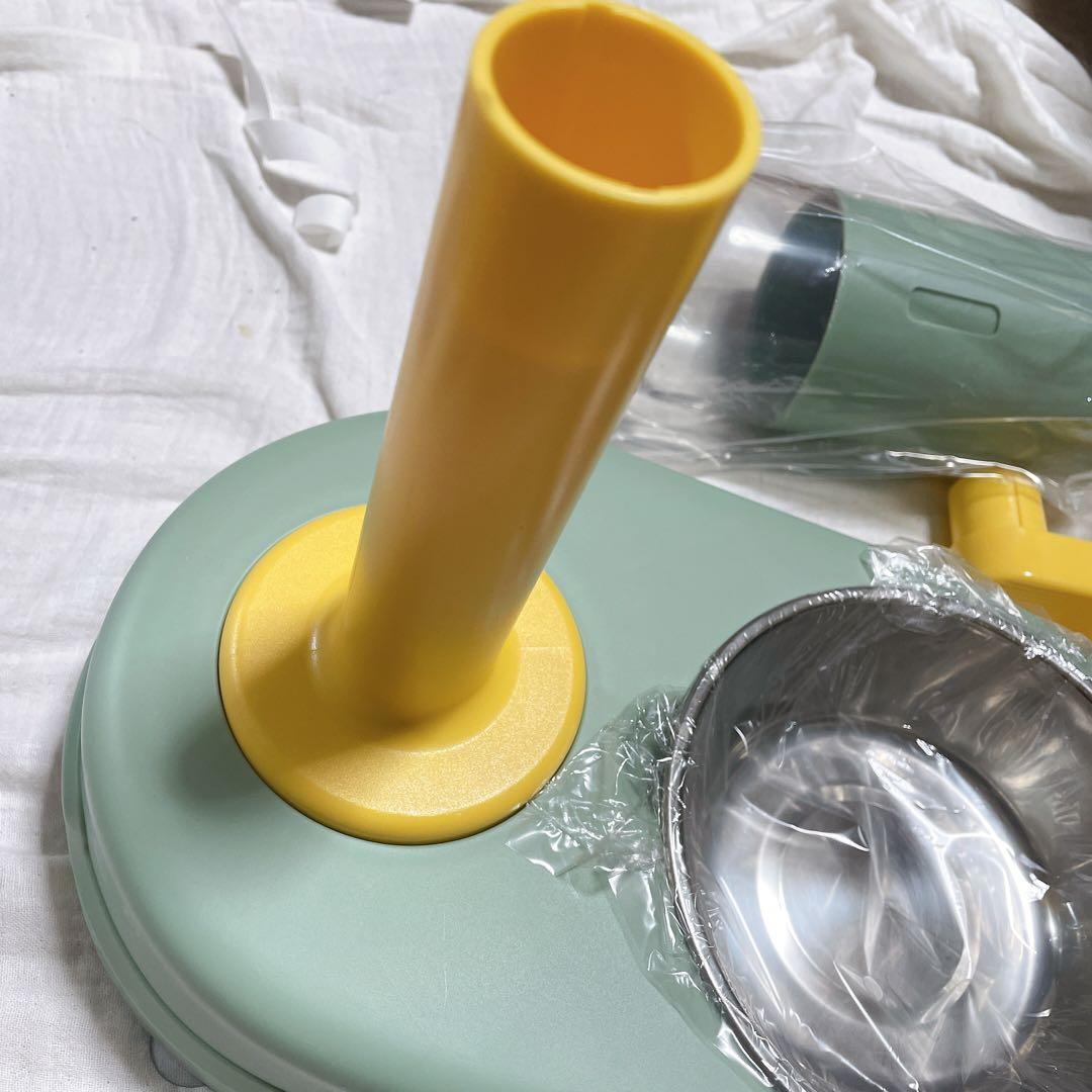猫 給水器 猫 水 水分補給 受け皿付き 取り付け簡単 犬 水飲み ペット