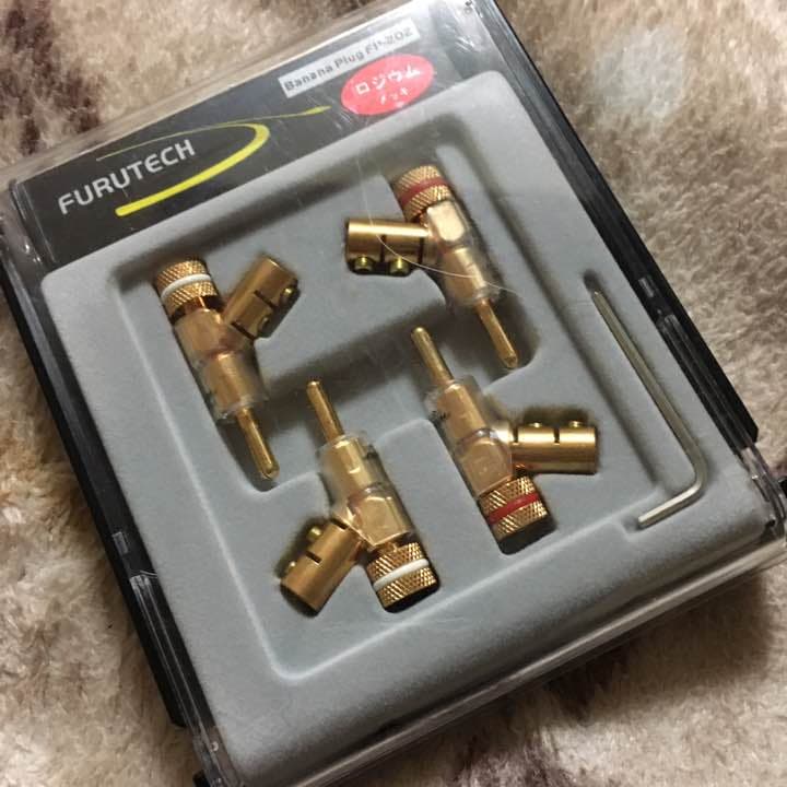 フルテック バナナプラグ金メッキ処理（4個入）FURUTECH FP-202G