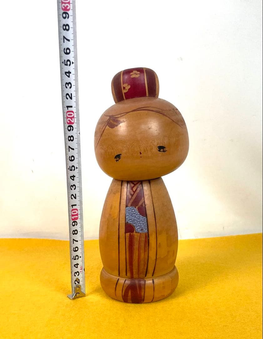 ●希少 ひろえこけし 福島汪江 創作こけし 伝統工芸 オブジェ 置物●