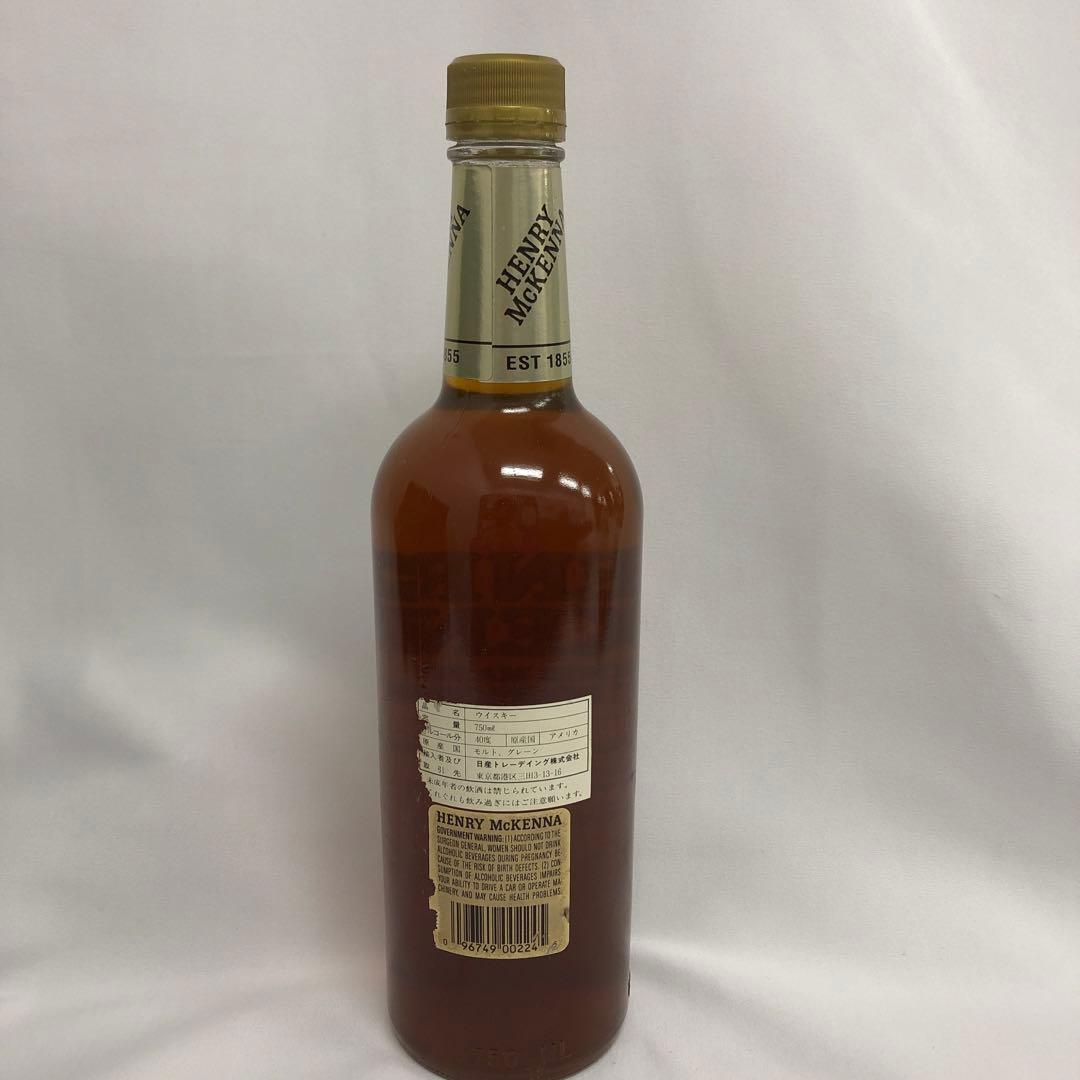 【希少・旧ラベル】ヘンリーマッケンナ ストレートバーボン ウイスキー 750ml