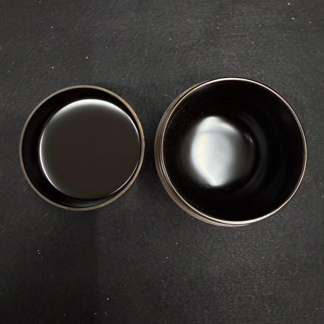 茶道具　千穂造　七宝蒔絵　中棗　共箱