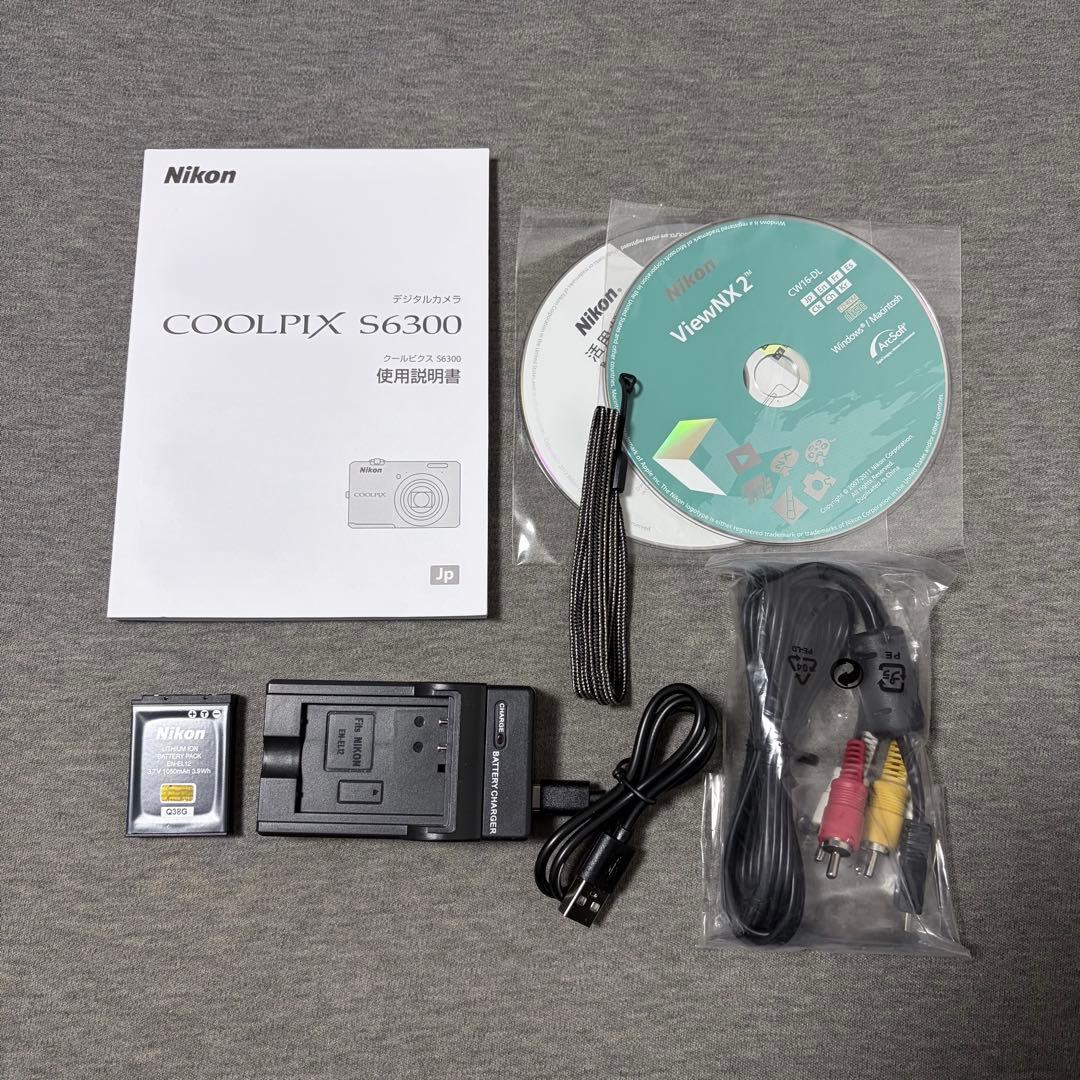 Nikon ニコン COOLPIX S6300 コンパクトデジタルカメラ 箱付き
