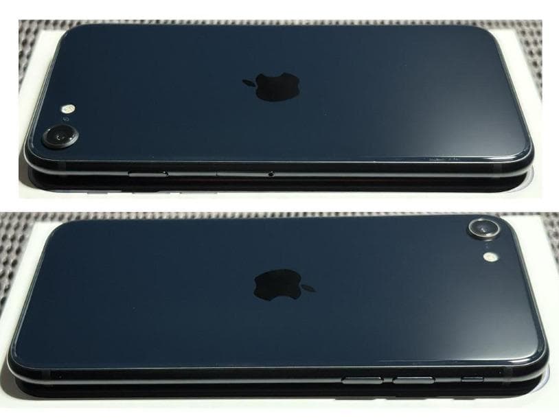 【美品】iphoneSE3 Mid Night 64g バッテリー99%！