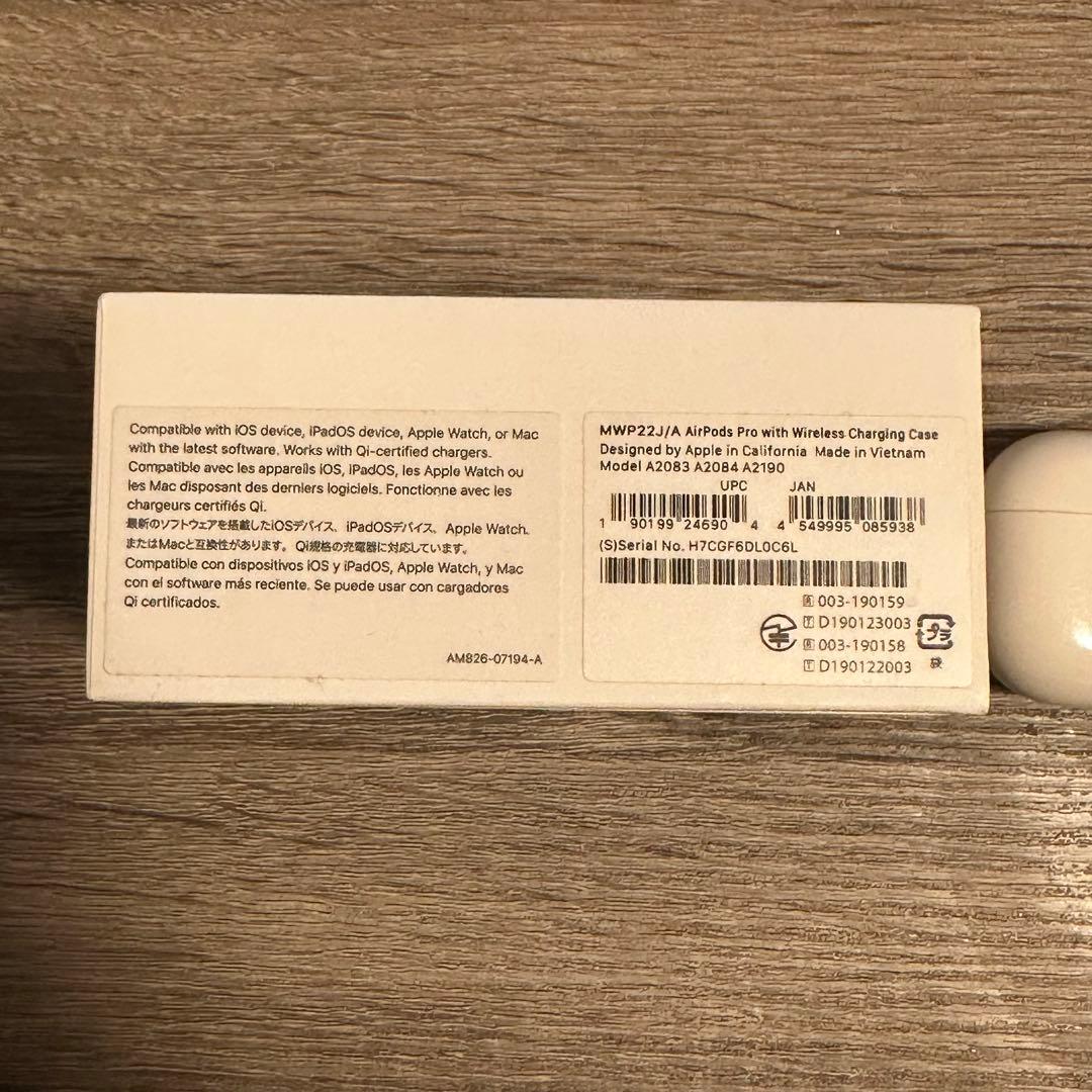 AirPods Pro 本体 MWP22J/A 第1世代