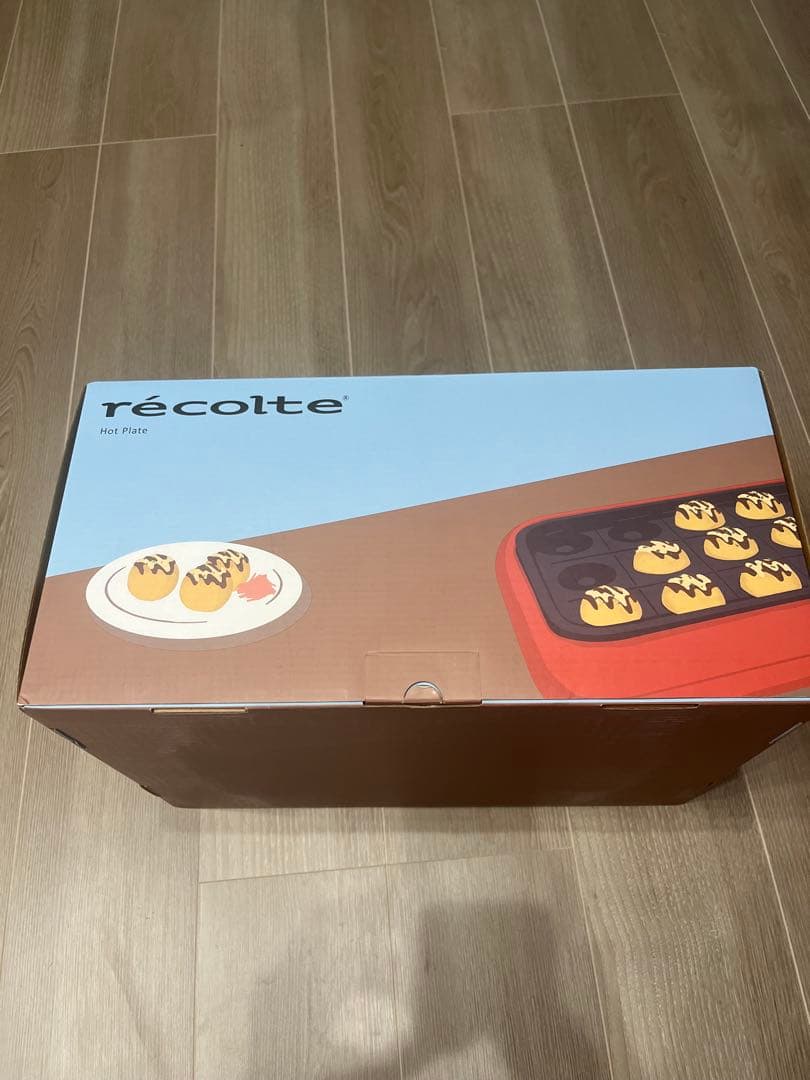 はるか récolte ホットプレート レッド レコルテ たこ焼き器付き