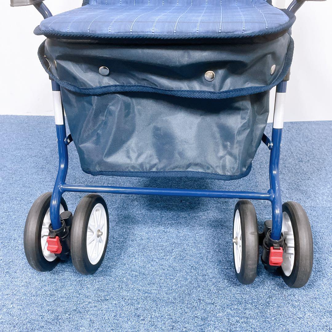 【美品】幸和製作所 シルバーカー PW-298 手押し車 歩行補助車 アルミ製