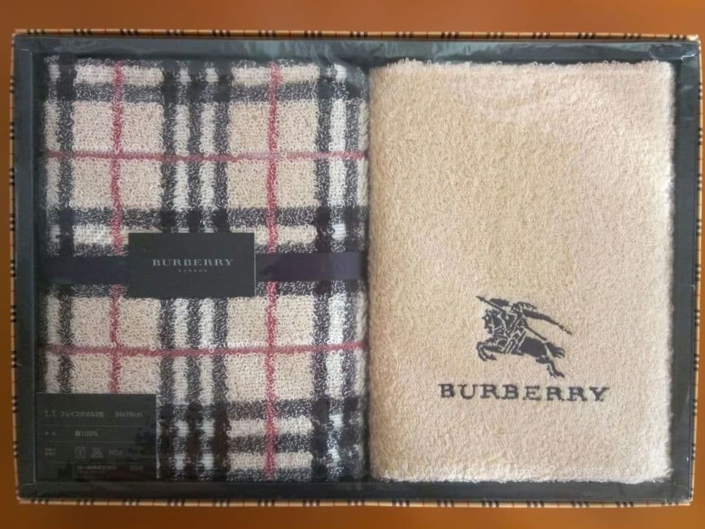 【未使用品】タオルセット BURBERRY ５枚 & ETRO ２枚