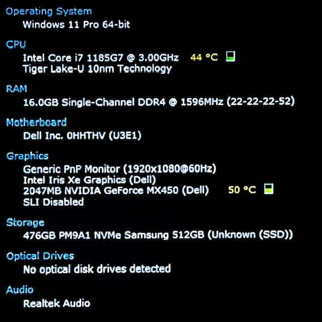 2021《極美品級》第11世代最上級ハイスペック！大容量SSD＆メモリ！DELL