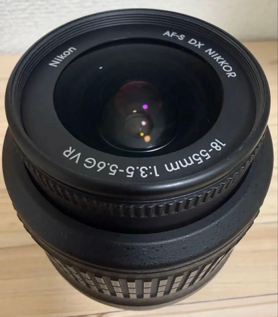 Nikon DX 18-55mm f/3.5-5.6G VR レンズ 美品
