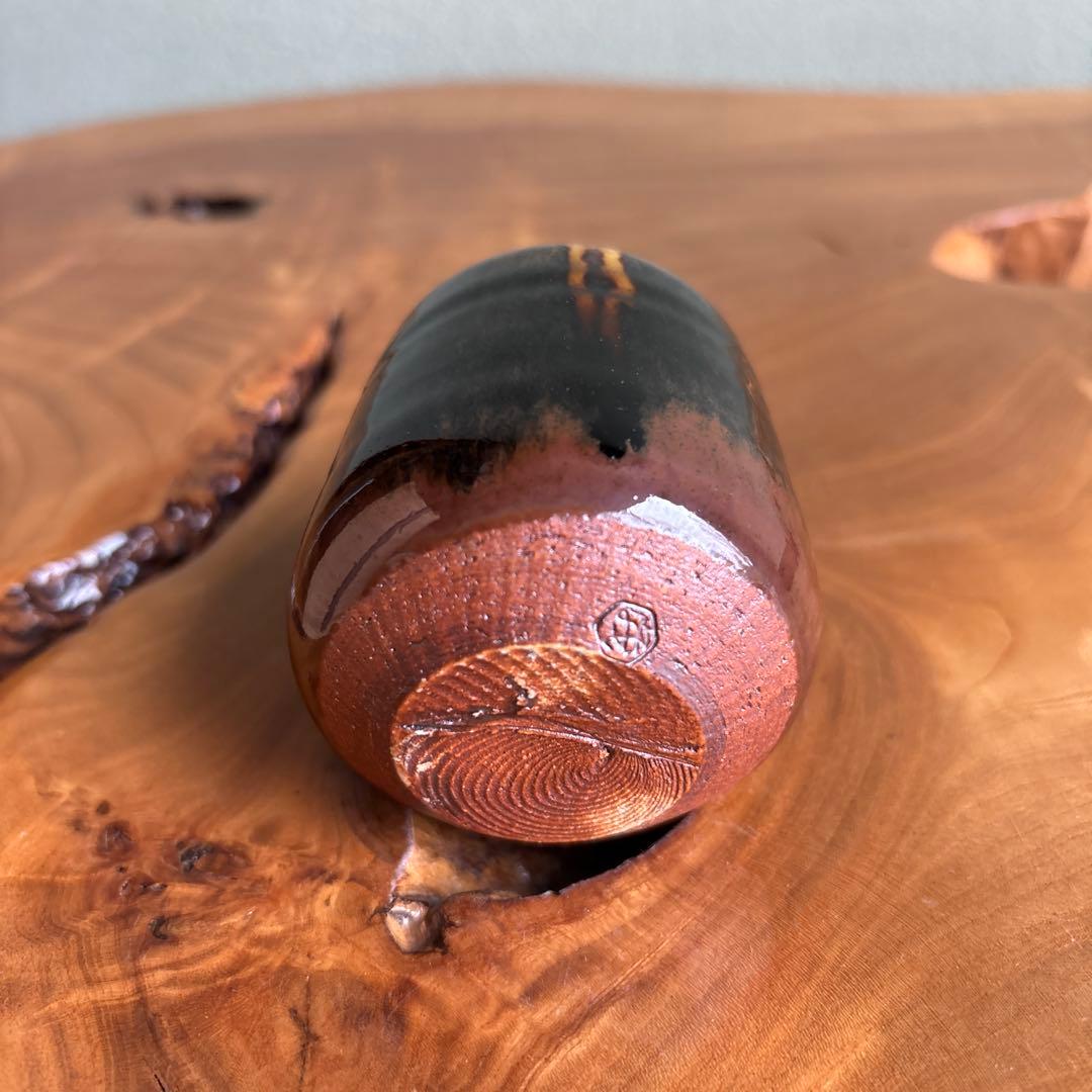 古瀬戸茶入 山口茂作 仕覆付 共箱 茶道具
