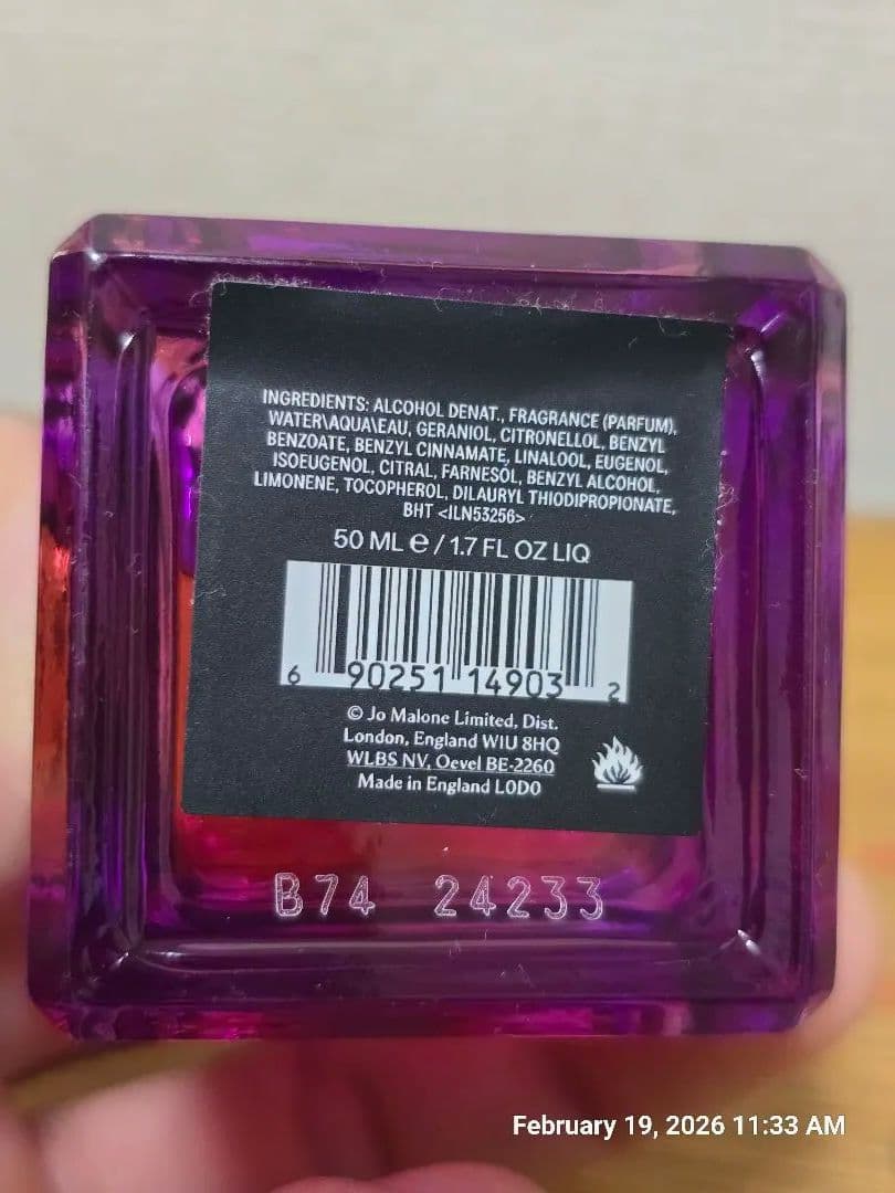 香水(ユニセックス) Jo Malone Taif Rose 50ml