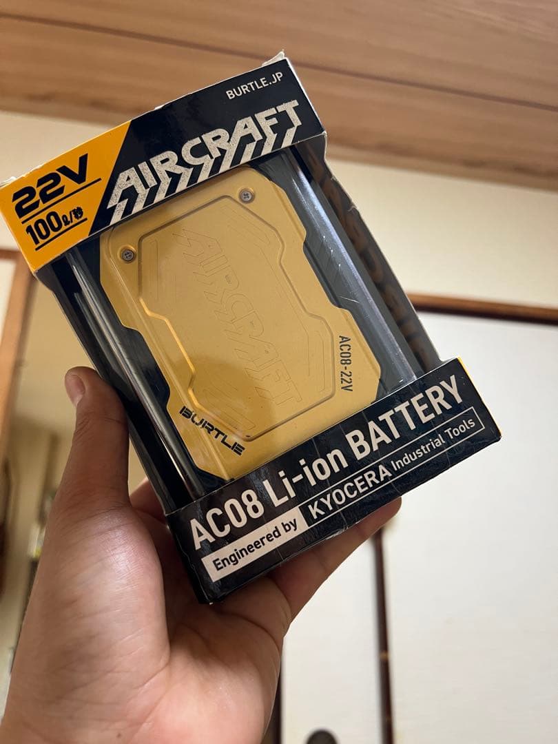 BURTLE 空調服と22Vバッテリーファンと半袖 セット