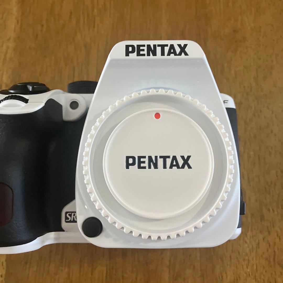 PENTAX KF ボディ クリスタルホワイト ＆ レンズとバッテリー