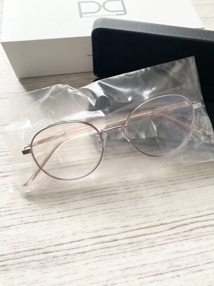 ピントグラス 中度 PG-2190-PK ピンク 老眼鏡 シニアグラス