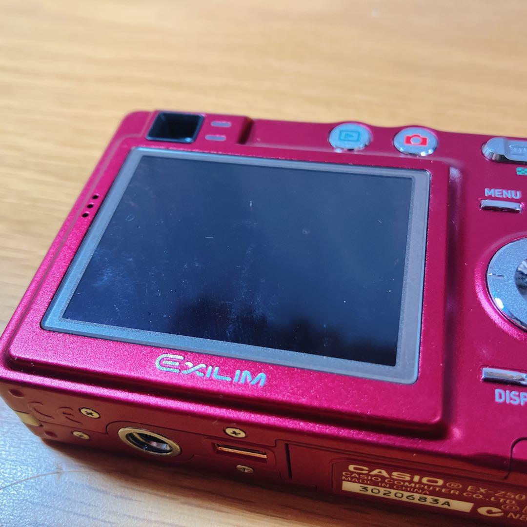CASIO EX-Z50 レッド 赤 EXILIM 人気カラー SD付 動作品