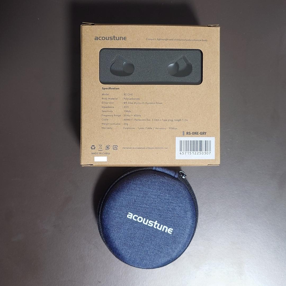 イヤホン Acoustune RS ONE Graphite