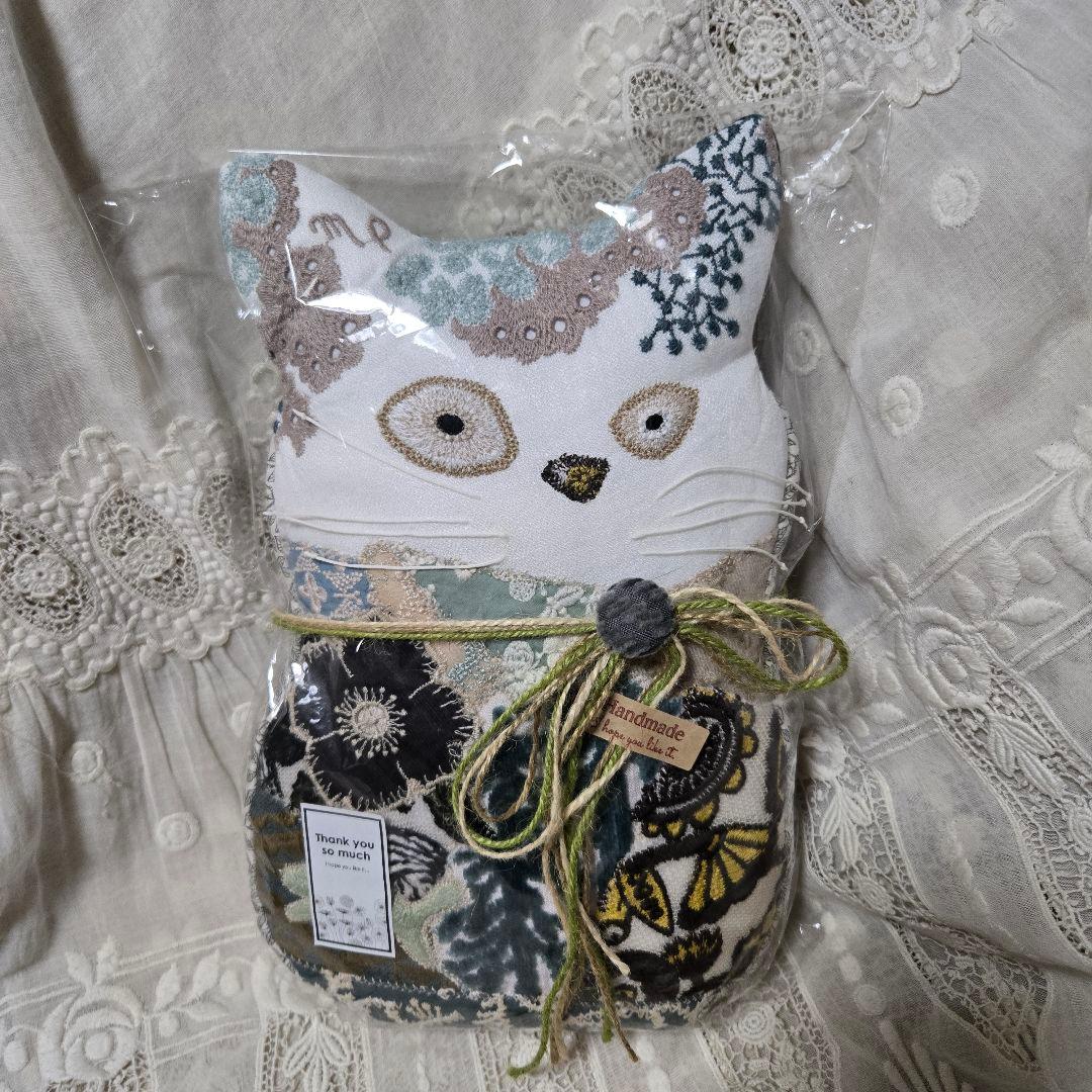 ミナペルホネン パッチワーク ハンドメイド 猫