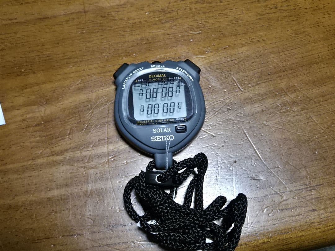 SEIKO 工業用ストップウォッチ　SVAJ999 SOLAR