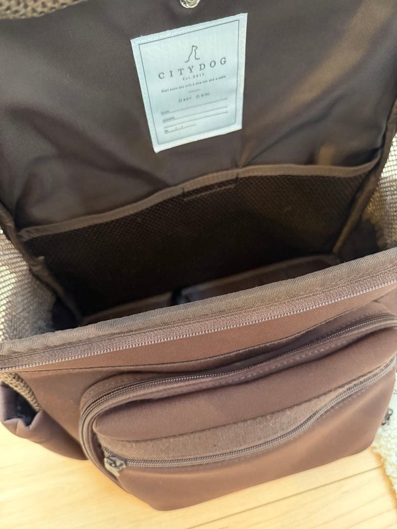 CITYDOG ネオプレーンバックパックキャリー　Rサイズ　ブラウン