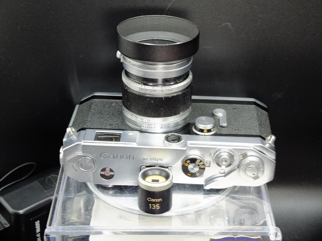 キャノンVL2／キャノン50mmf1.8Ⅱ純正フード付【実写確認整備品】