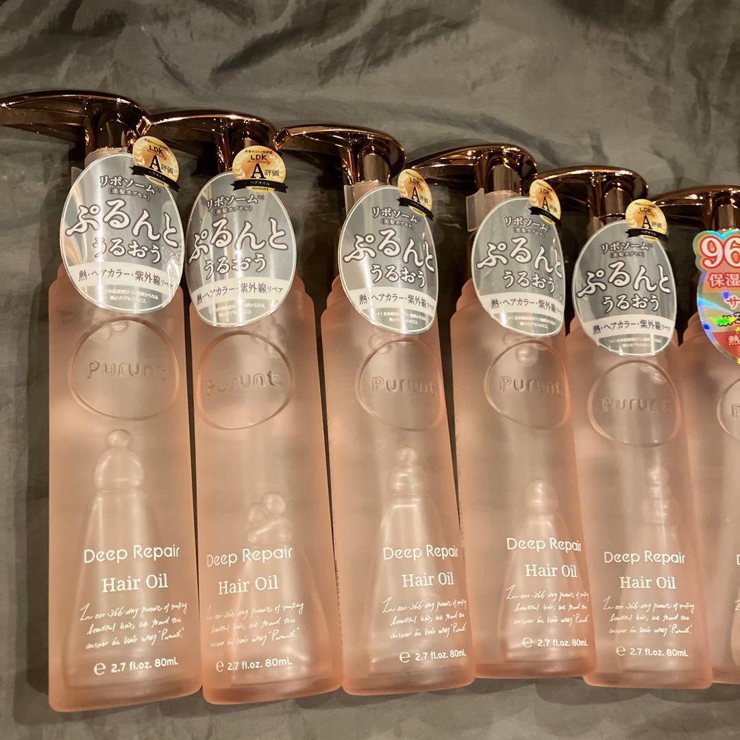 プルント　ディープリペア美容液　ヘアオイル８０ml×6個セット
