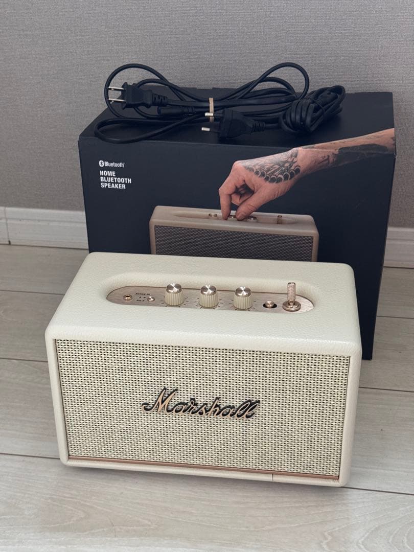 Marshall Acton III ワイヤレススピーカー クリーム