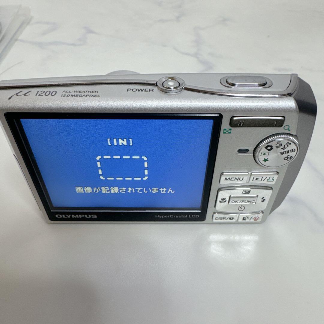 美品美品✨OLYMPUS μ 1200 コンパクトデジタルカメラ　箱付き