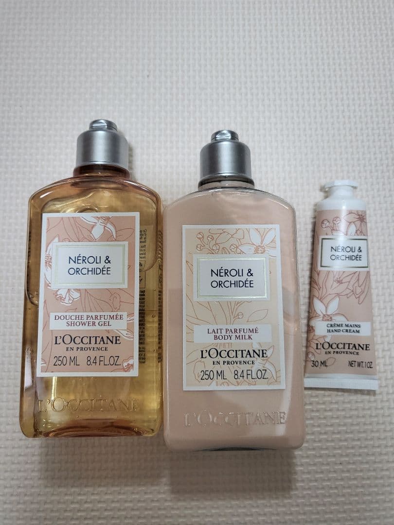 【新品、未使用】L'OCCITANE　ネロリ＆オーキデ ボディケアセット巾着入り