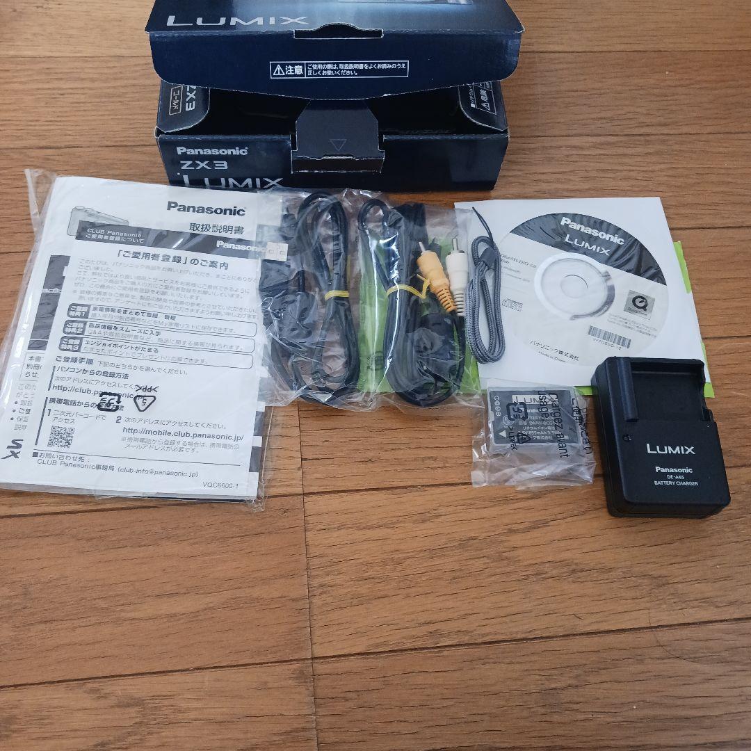 【美品】パナソニック LUMIX DMC-ZX3　デジタルカメラ