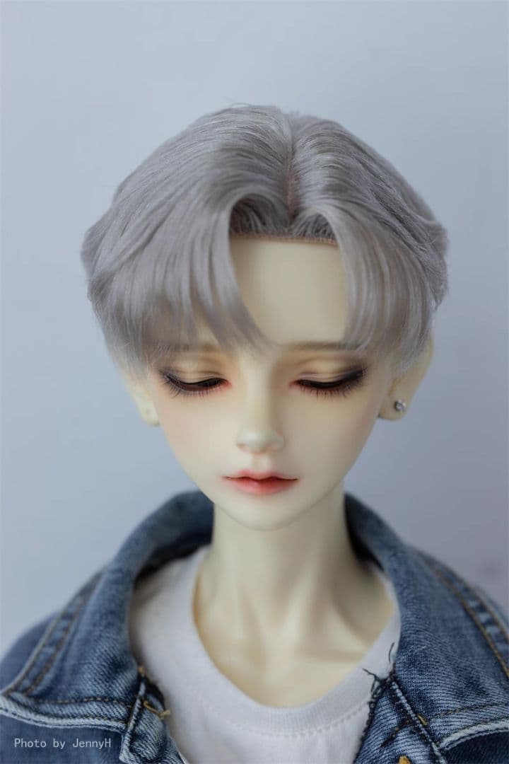 AX599 BJD 1/3 人形 ドール ウィッグ カツラ 耐熱 ハンドメイド
