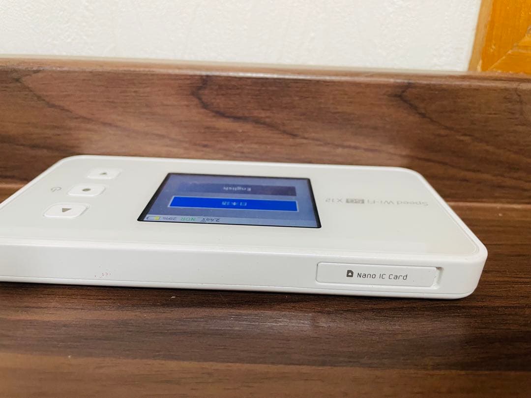 美品 KDDI Speed Wi-Fi 5G X12 SIMフリー NAR03