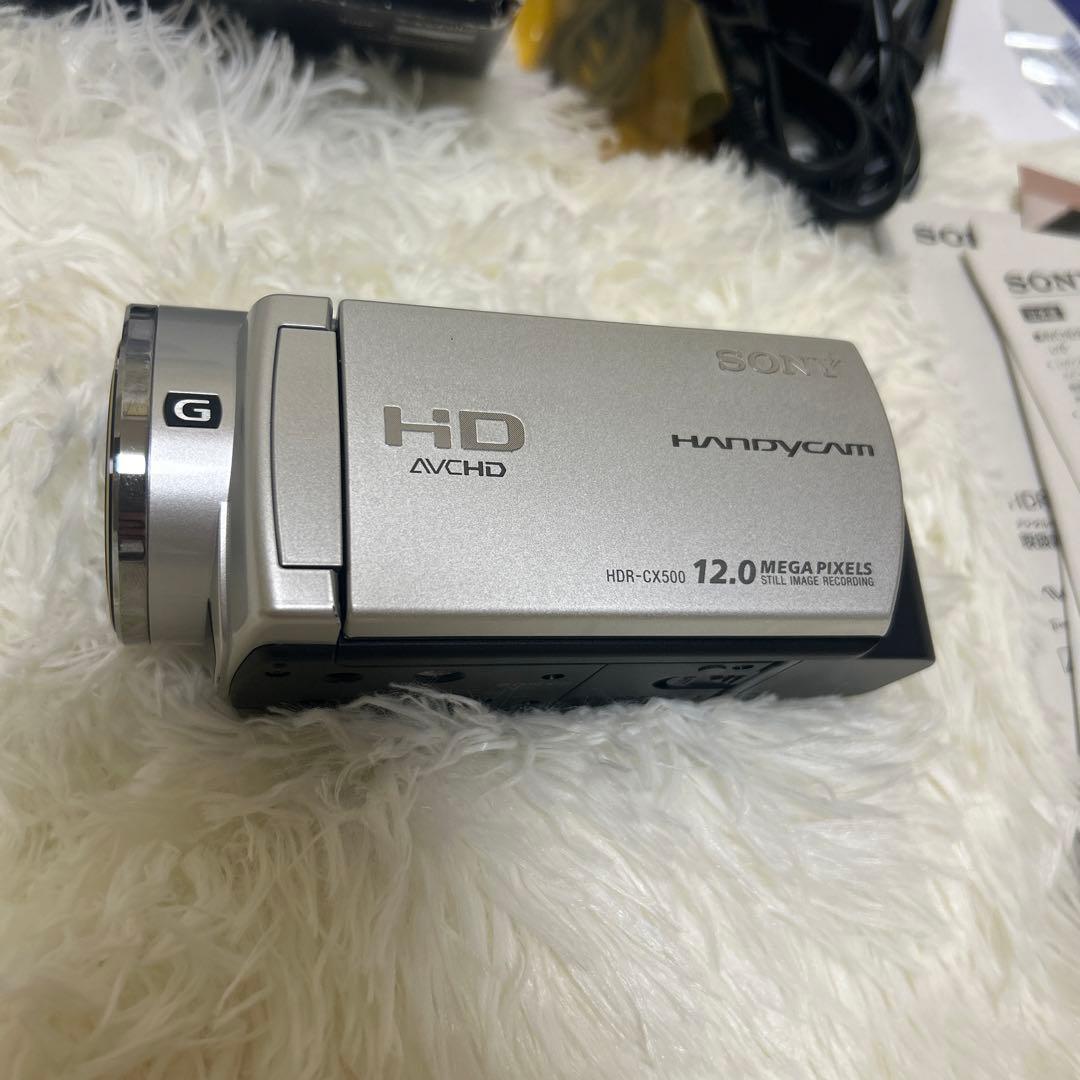 【美品】SONY HDR-CX500V ハイビジョン　ビデオカメラ