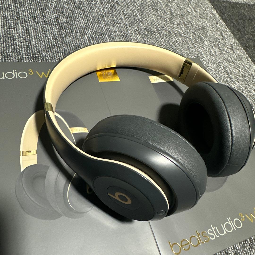 Beats Studio3 Wireless ヘッドホン グレー/アイボリー