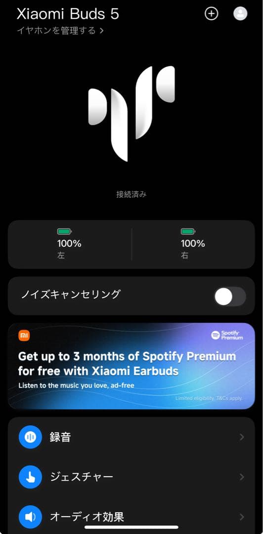 Xiaomi Buds 5 Harman ワイヤレスイヤホンケース グレー