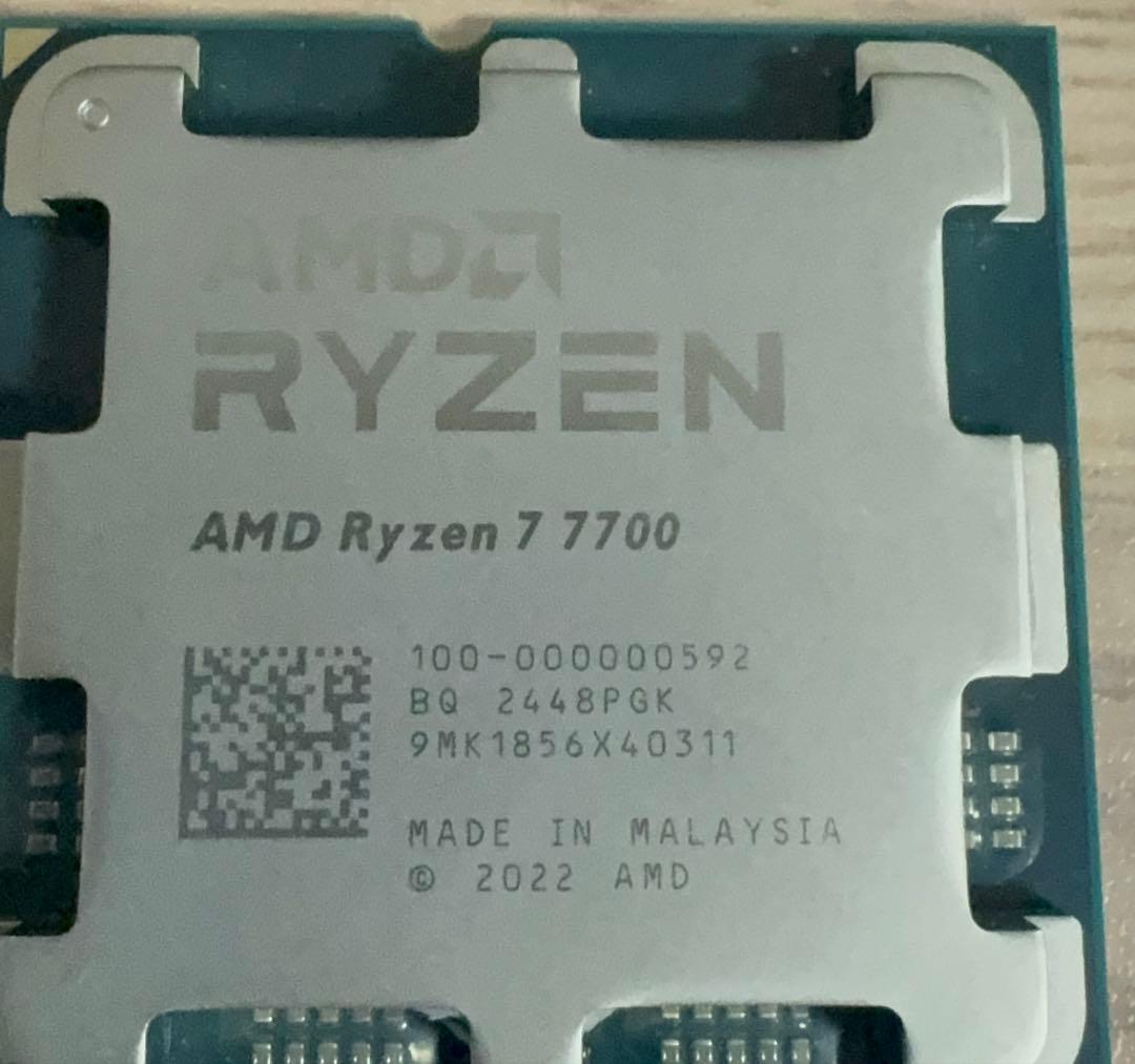 Ryzen7 7700 動作未確認 ジャンク品